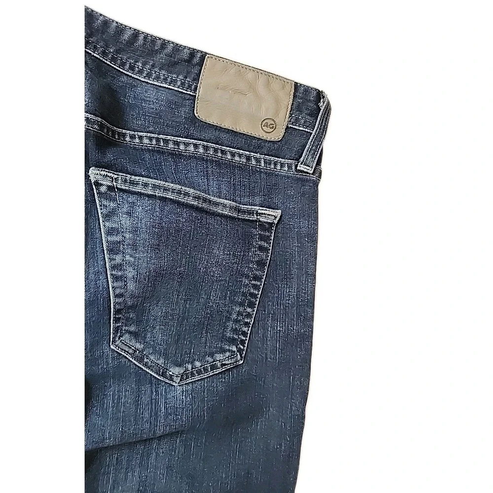 AG Adriano Goldschmied Women's 32/30 Blue Jeans The Nomad SLIM Straight Leg EUC